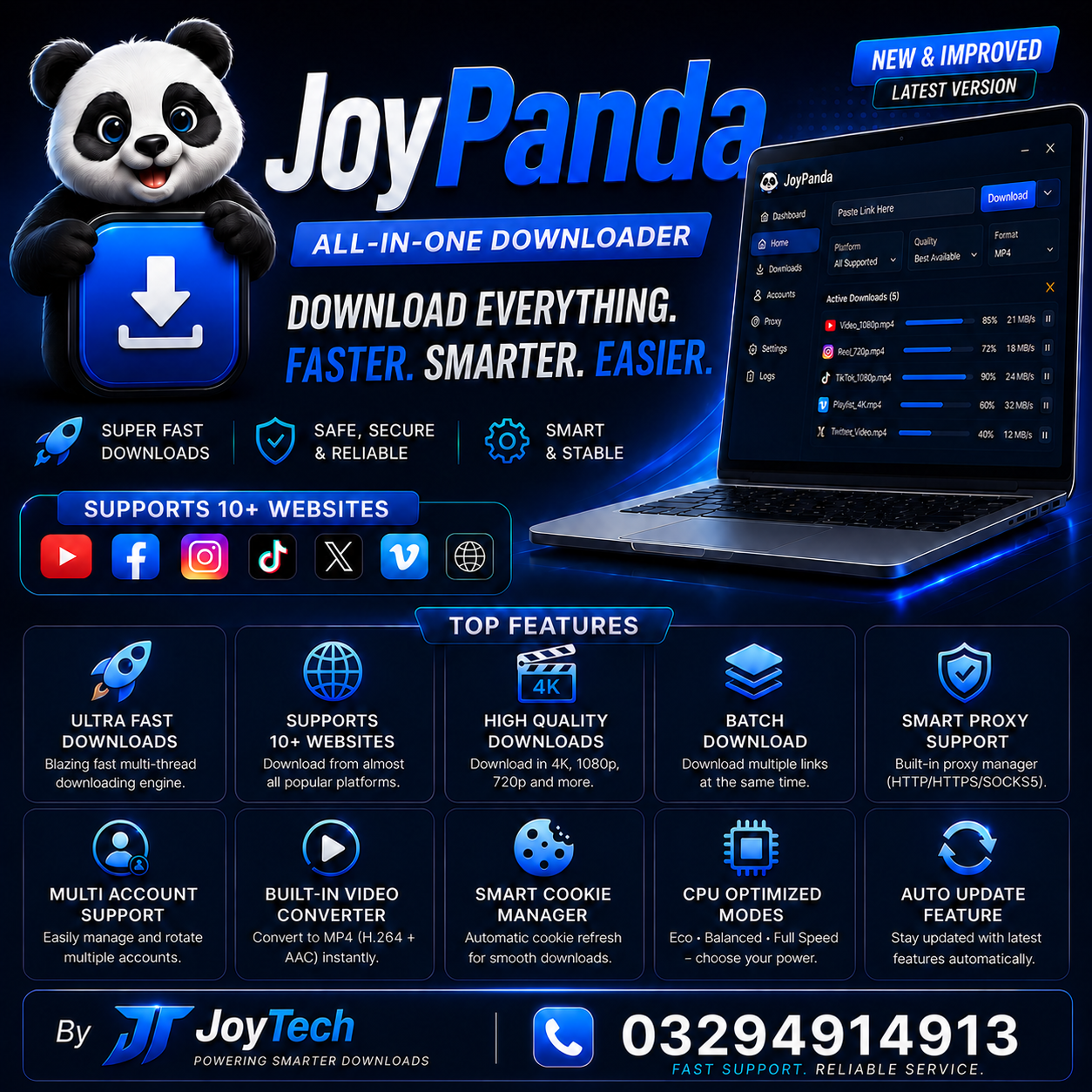 JoyPanda AI Bulk Downloader